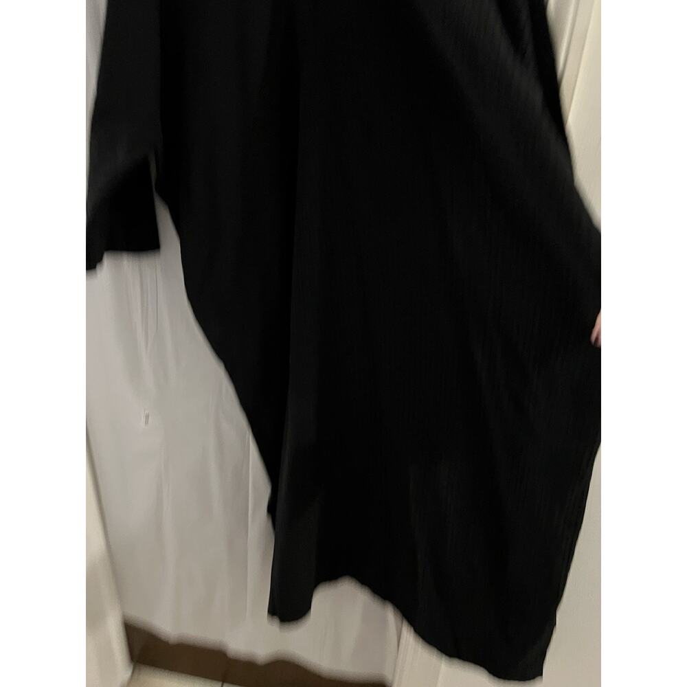 Sou Sou Made In Japan Black Kantoui Kimono Kaftan Midi Dress Sz L/xl - Picture 4 of 11